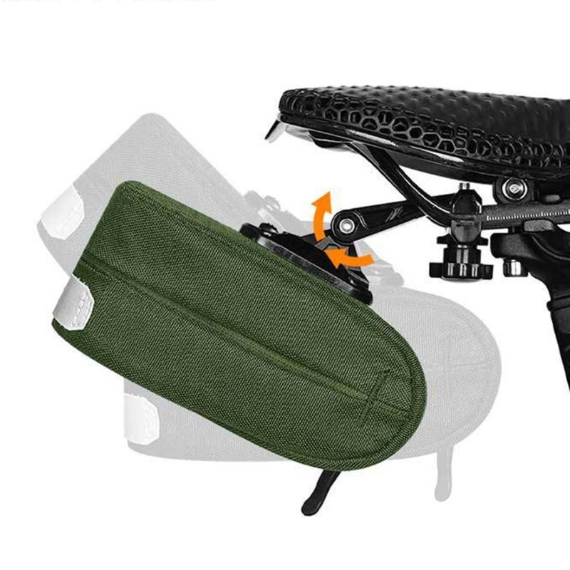Quickly Release Bike Saddles Bag With Adapters Brackets Reflective Strips for Long Distances Cyclists