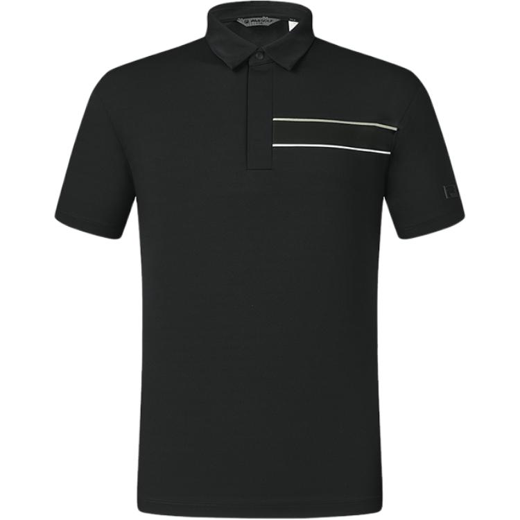 

Fila Модная универсальная мужская футболка-поло с коротким рукавом серии Golf, приятная к коже, топы, королевский синий, темно-синий A61M525101F-NV XL