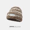 Popular cute wool hat women's autumn and winter thickened warm hat plush fashion literary and artistic face small knitted hat
