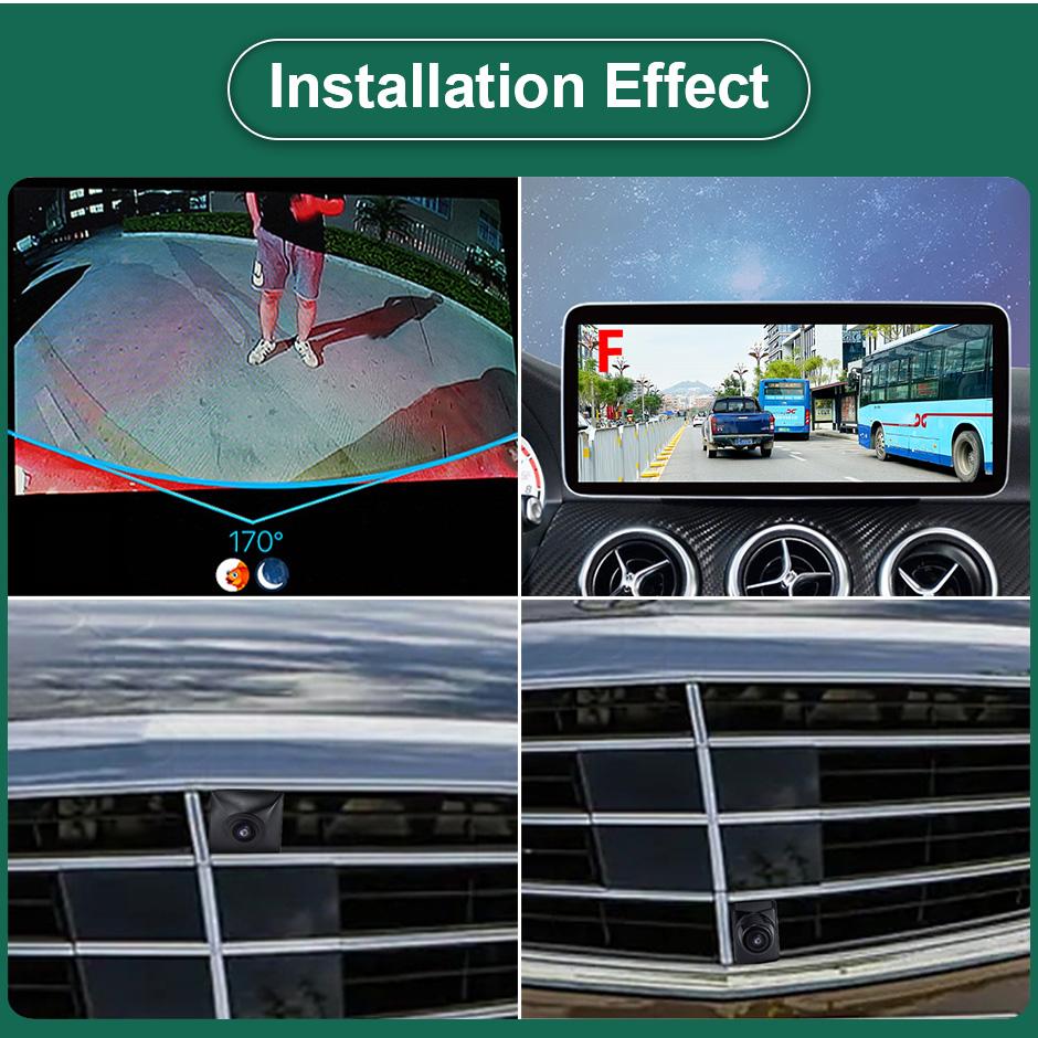 CCD AHD 1080P 1000TVL Vehicle Logo Front View Camera For Mercedes Benz C Class E Class W203 W204 W211 W212 W213 2012-2020