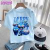 Derpy Tiger Kpop Demon Hunters Shirt for Kids Baby Girl Men Women T Shirt Cute Tiger Cartoon Clothes 2025 Hot Movie Print Soft