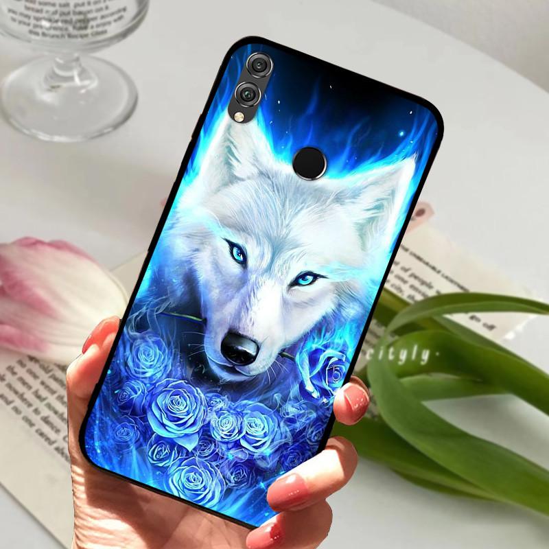 Para Capa Huawei Honor 8X Honor 8X Max Animais Legais Capas Traseiras Para Huawei Honor 8X Max Capa Honor8X Silicone Traseiro Para-choque Tampa