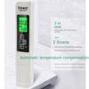 3-in-1 Water Tester Digital Display PPM Meter High Accuracy Water Quality Tester  Aquariums