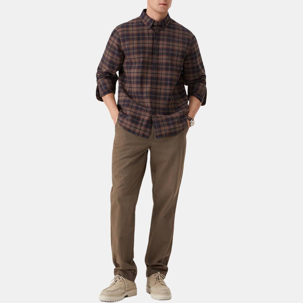 Levis Relaxed Striped Cotton Casual Loose Long Sleeve Comfortable Versatile Vintage Shirt Unisex shirts A7210-0063