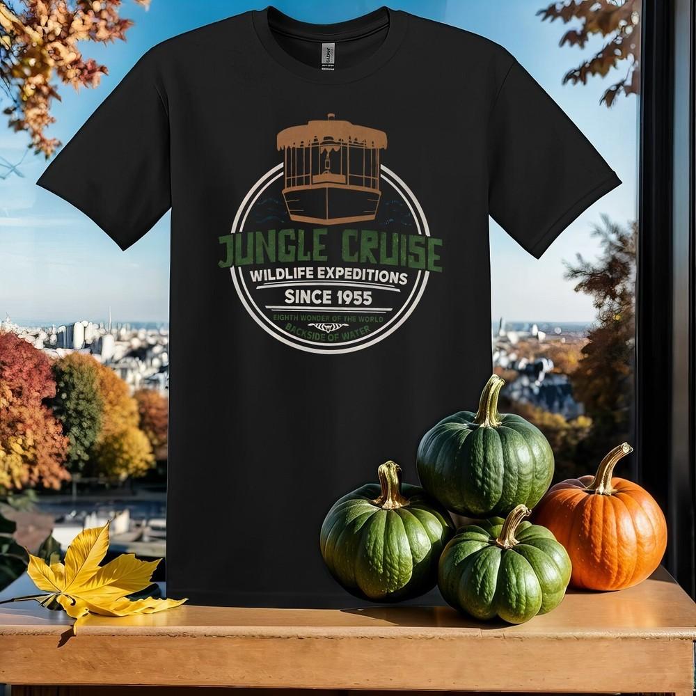 

Ретро футболка с принтом «Задняя сторона аттракциона Jungle Cruise» Футболка Мужская Женская Унисекс Футболка SY638 S