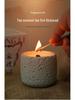 Luxury Cement Cup Aromatherapy Candle: Long-Lasting Fragrance and Elegant Ornament for a High-End Ambiance, Perfect Birthday Gift