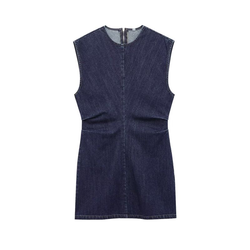 Kaslead New Arrival Women's Clothing Fashion Style Fashion Simple and Thin Denim Dress 5252080