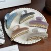 Sophisticated Acrylic Hair Claw Clip Featuring Unique Line Design For Fashionable Women