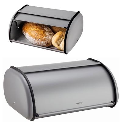 Boîte à pain en acier grande 44cm gris mat KINGHOFF KH-1863