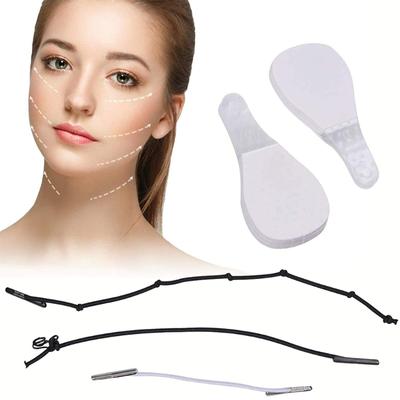 40Pcs Instant Invisible Face Stickers Neck Eye Double Chin Lift V Shape Refill Tapes Thin Makeup Facelifting Patch Adhesives Ban