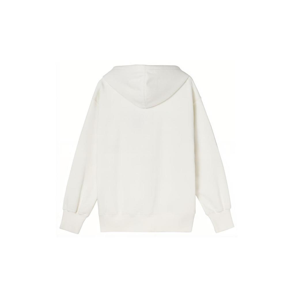 Adidas Originals Trefoil W Graphic Hoodie With Kangaroo Pocket Women Hoodie White HM1636