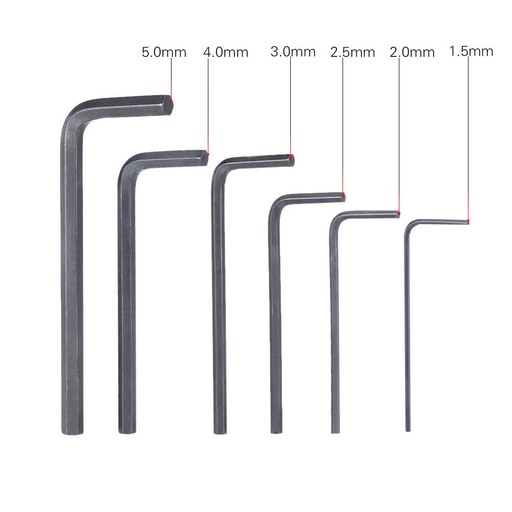 6pcs Guitar Bass Neck Bridge Screw Truss Rod Adjustment Wrench Set Repair Tool