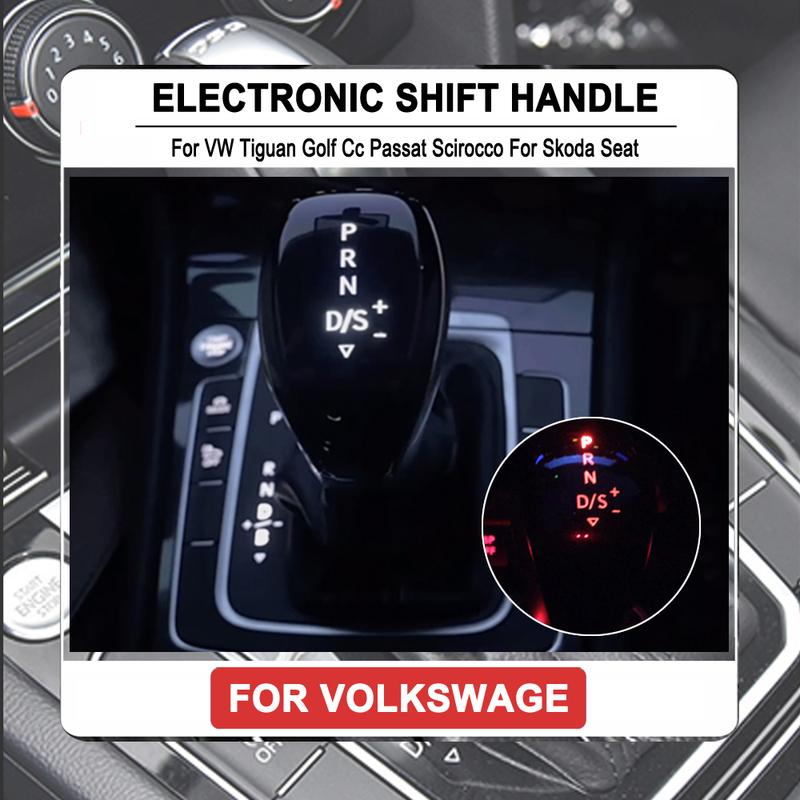 LED Synchronize Display Electronic Shift Handle Gear Shift Knob For VW Golf 7 Passat B8 Tiguan 2 T-roc Skoda Superb Kodiaq MQB