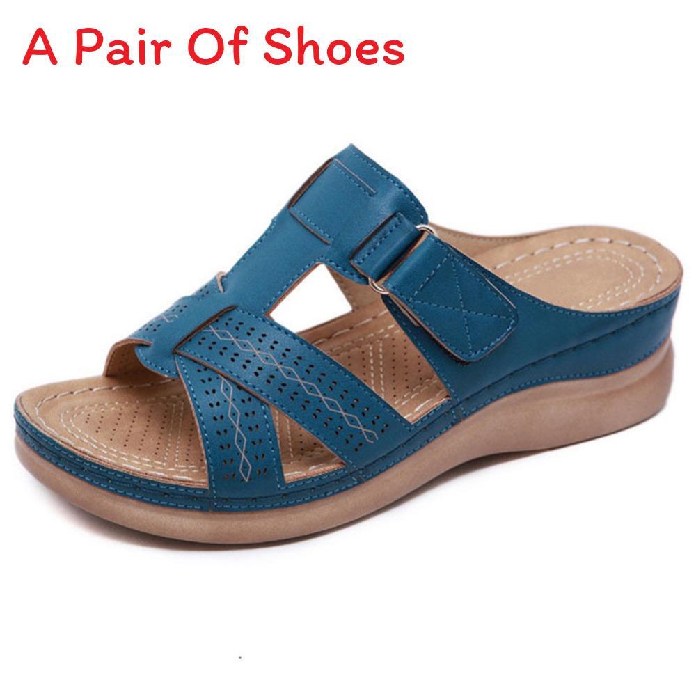 Summer Womens Open Toe Pu Sandals With Cross Strap Hollowout Platform For Beach And Casual Wear