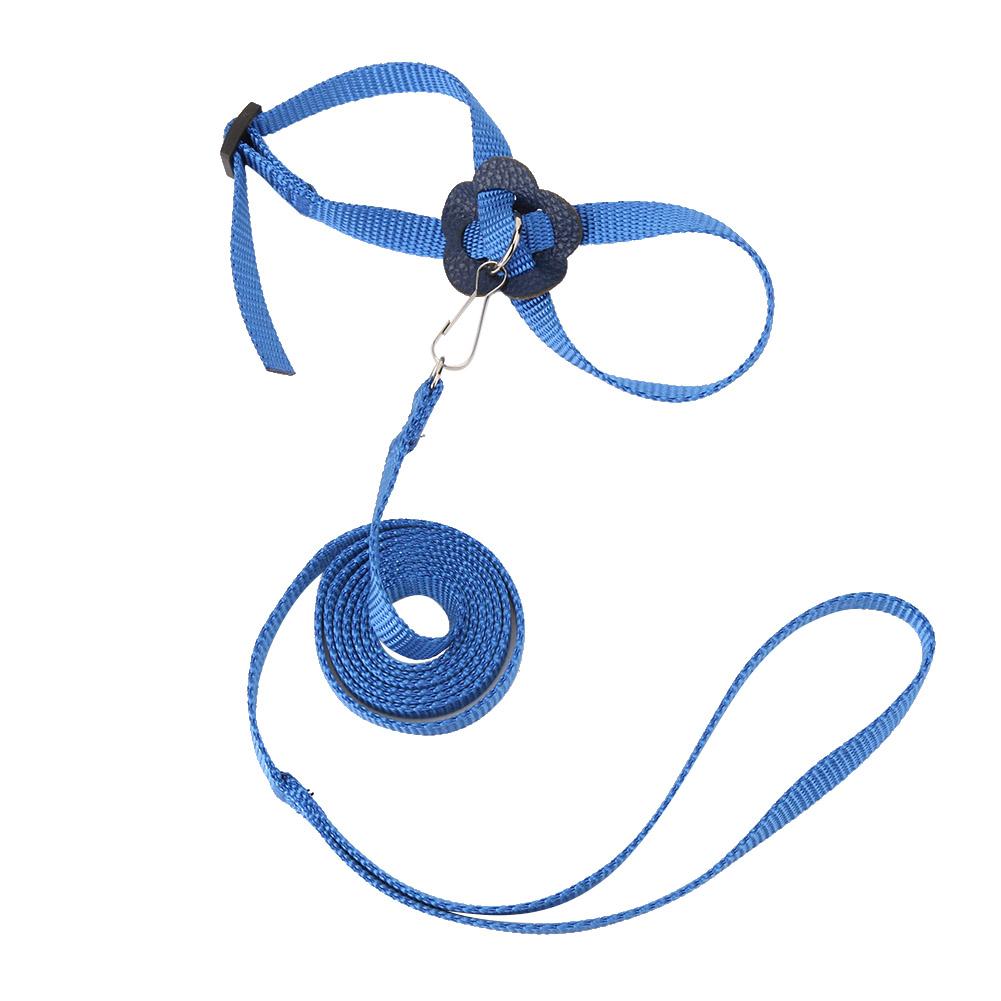 

Nylon Long Collar Leads Auto Traction Ropes Parrot Bird Retractable Tracking Leash Pet Flexible Walking Traction Rope синій