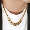 Trendy Statement Clavicle Chain Choker for Men Women Unisex Vacuum Plated Stainless Steel Necklaces Hypoallergenic Jewelry Gift