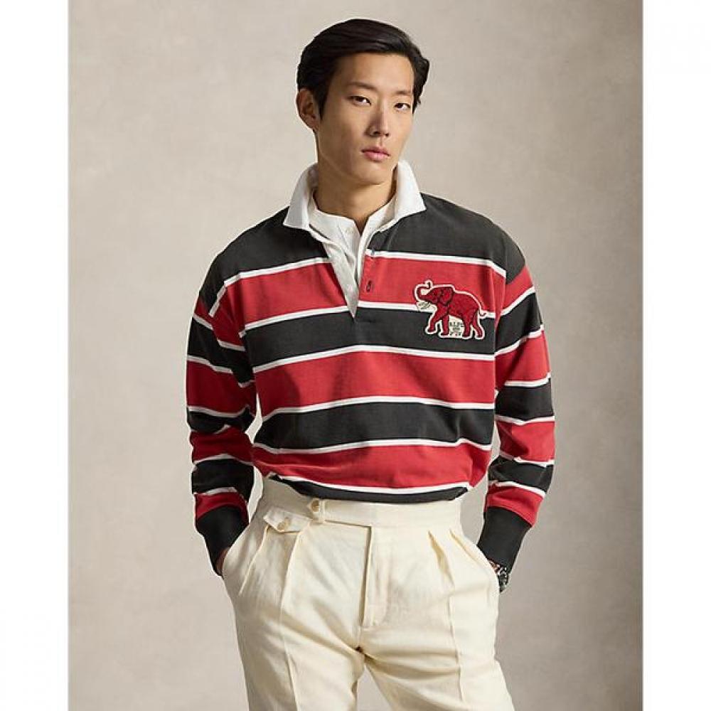 

Polo Ralph Lauren Men S Vintage Fit Stripe Rugby Shirt Mnpokni16825048001 XXL