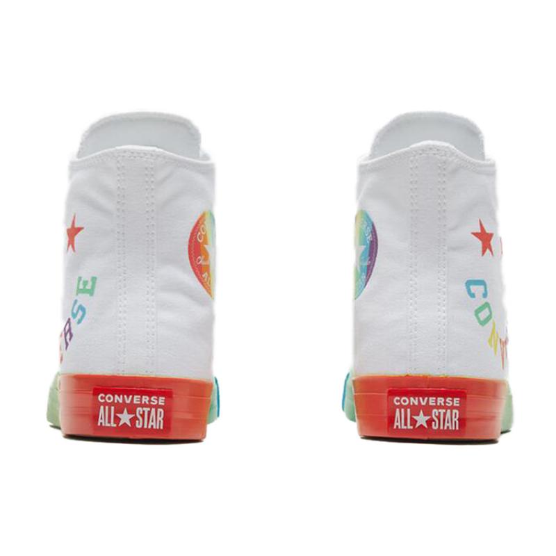 Converse All Star Hi Smiley Multi Comfortable & Stylish High Top Converse Unisex White