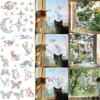 Rainbow Maker Sun Catcher Wall Stickers Cat Bird Star Mushroom Moon Sun Diy Window Glass Electrostatic Prisms Sticker