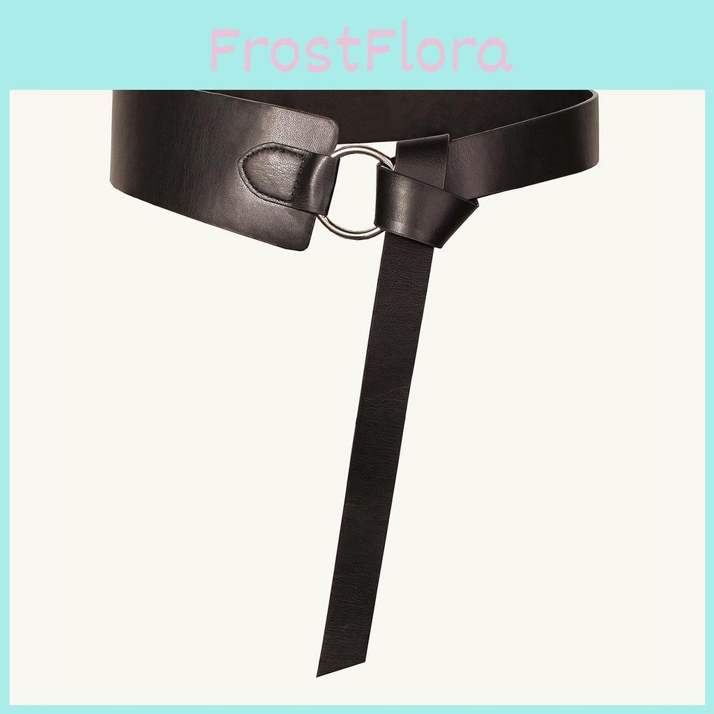 Womens Simple Waist Belt With Soft Faux Material And Tie Detail For Everyday