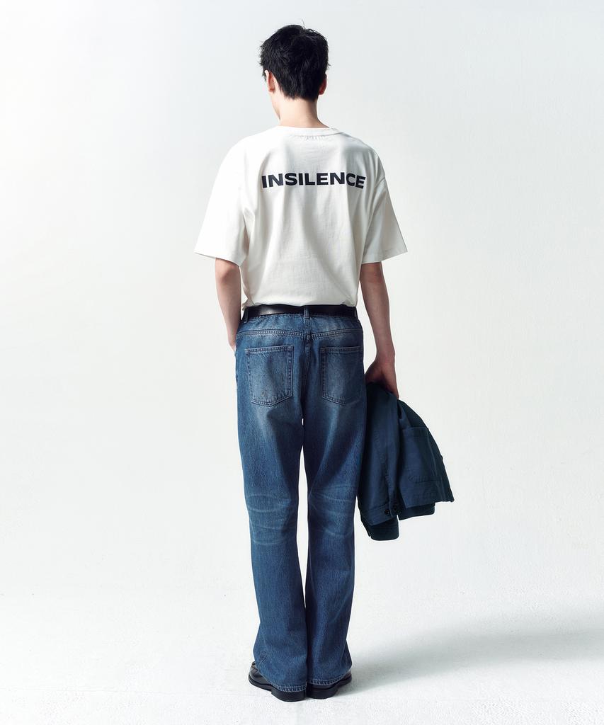 INSILENCE Back Print Logo T-Shirt White