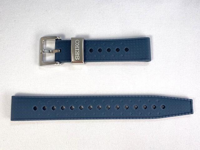 R03C011J9 SEIKO Prospex 19mm Silicone Rubber for Band, Navy, SBEX009/ 8L55-00E0