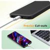 Coque - E.F.CONNECTION - Pour Xiaomi Redmi Note 12 5G - Silicone Liquide - Noir - Protection d'écran Verres Trempés