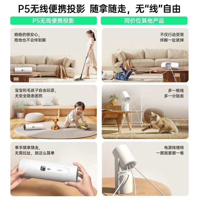 

JMGO P5 Portable Projector (CN version)