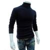 Chic Knitted Turtleneck Shirt In Solid Colors