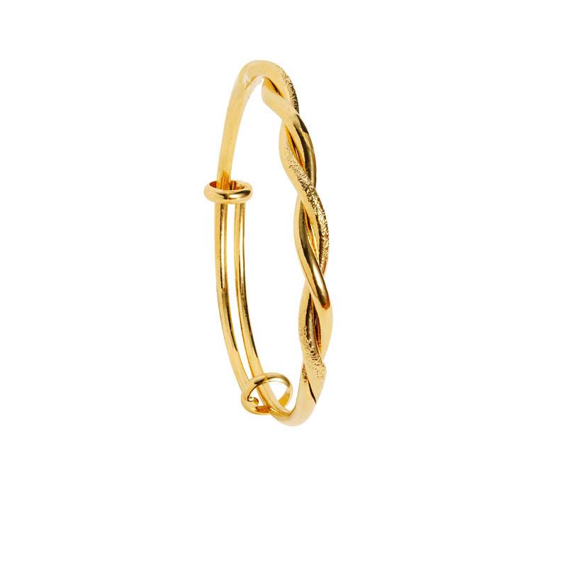 Chinese Style Twist Braid Push-pull Bracelet Light Luxury High-end Jewelry Bracelet