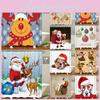 High Quality Christmas Shower Curtain Waterproof Bathroom Decoration Santa Claus