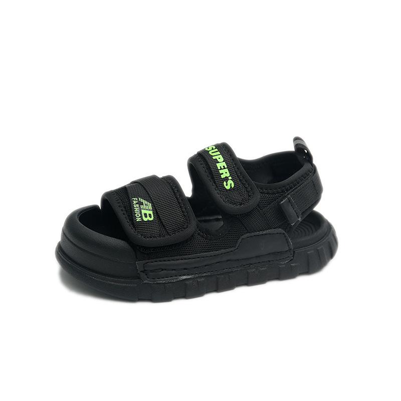 Children's sports sandals 2025 summer new children's baotou beach shoes soft sole fashion girls baby middle and older children