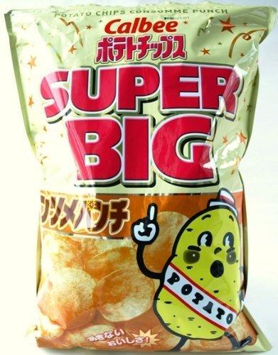 

Calbee Potato Chips Consomme Punch Super Big 466g