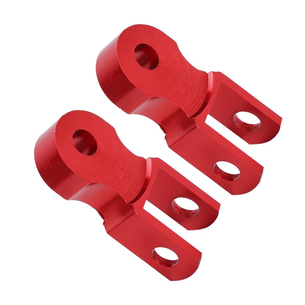 2pcs Rear Shock Absorber Height Extension Riser Aluminum Alloy M10 Mounting Hole for Motorcycle
