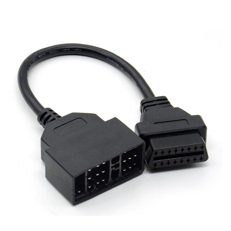 Best Quality 22 Pin To 16 Pin OBD2 Diagnostic Adapter Cable ForToyota Car Toyota 22pin to 16pin OBD To OBD2 Connect Cable