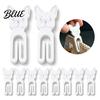 Document Clamps for Office 10Pcs 3D Printed French Bulldog Chip Clip Cute Food Bag Clips Durable Paper Holders Snacks Resealable Kitchen Organizer,