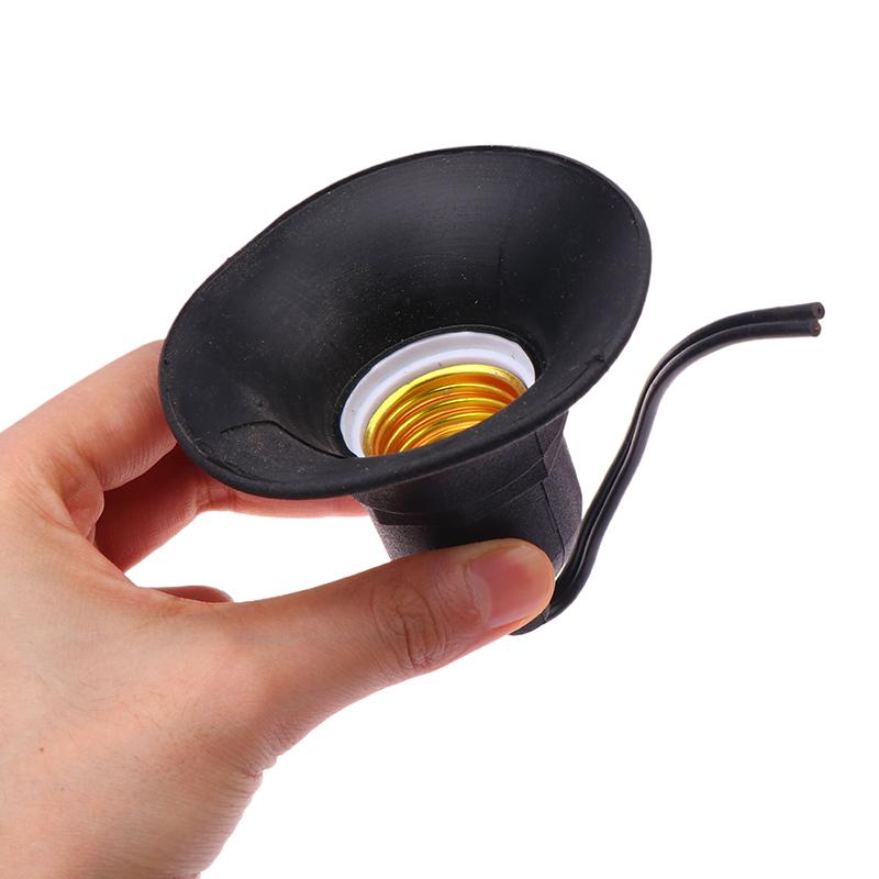 1/2Pcs E27 Screw Lamp Holder Chandelier High Temperature Waterproof Lampholder Light Bulb Holder Adapter