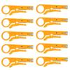 10Pcs Easy Use Mini Wire Stripper Multifunctional Portable Crimping Pliers Durable Cable Tool Daily Use