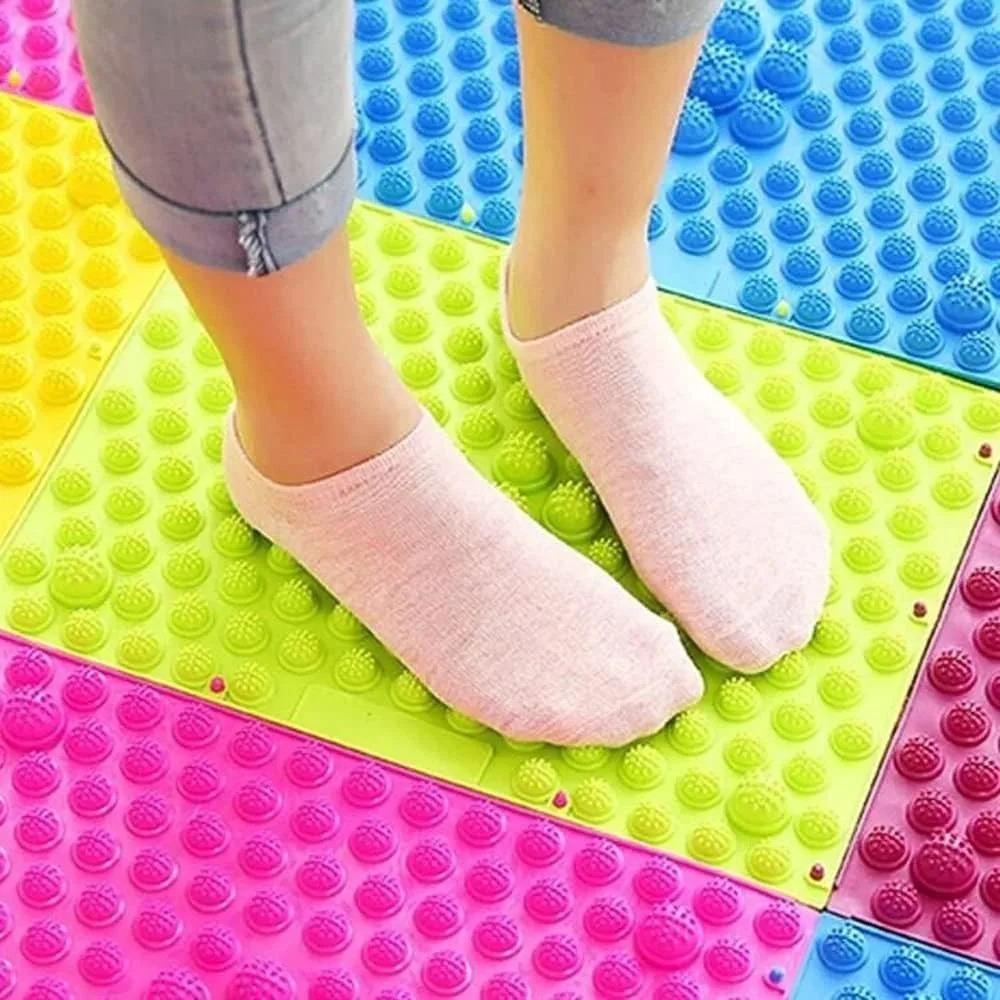 Massage Mat Foot Acupressure Massage Mat Walking Pad Toe Board Massage Mat Bathroom Mat Yoga Mat Anti Slip Mat Relieve Stress