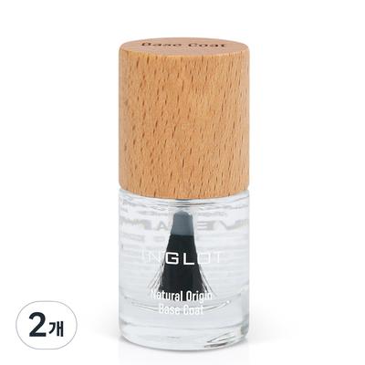 Inglot Natural Origin Nail Polish Base Coat 8ml, 2 Pieces