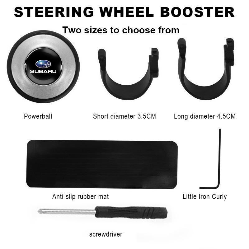 Universal Car Steering Wheel Booster Ball Labor Saving Turning Car Styling For Subaru Forester XV Outback Ascent Legacy Impreza WRX STI BRZ WRC