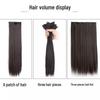 Women's Seamless Hair Extensions: 3-Piece Set for Thick, Long Curly or Straight Hairstyles
