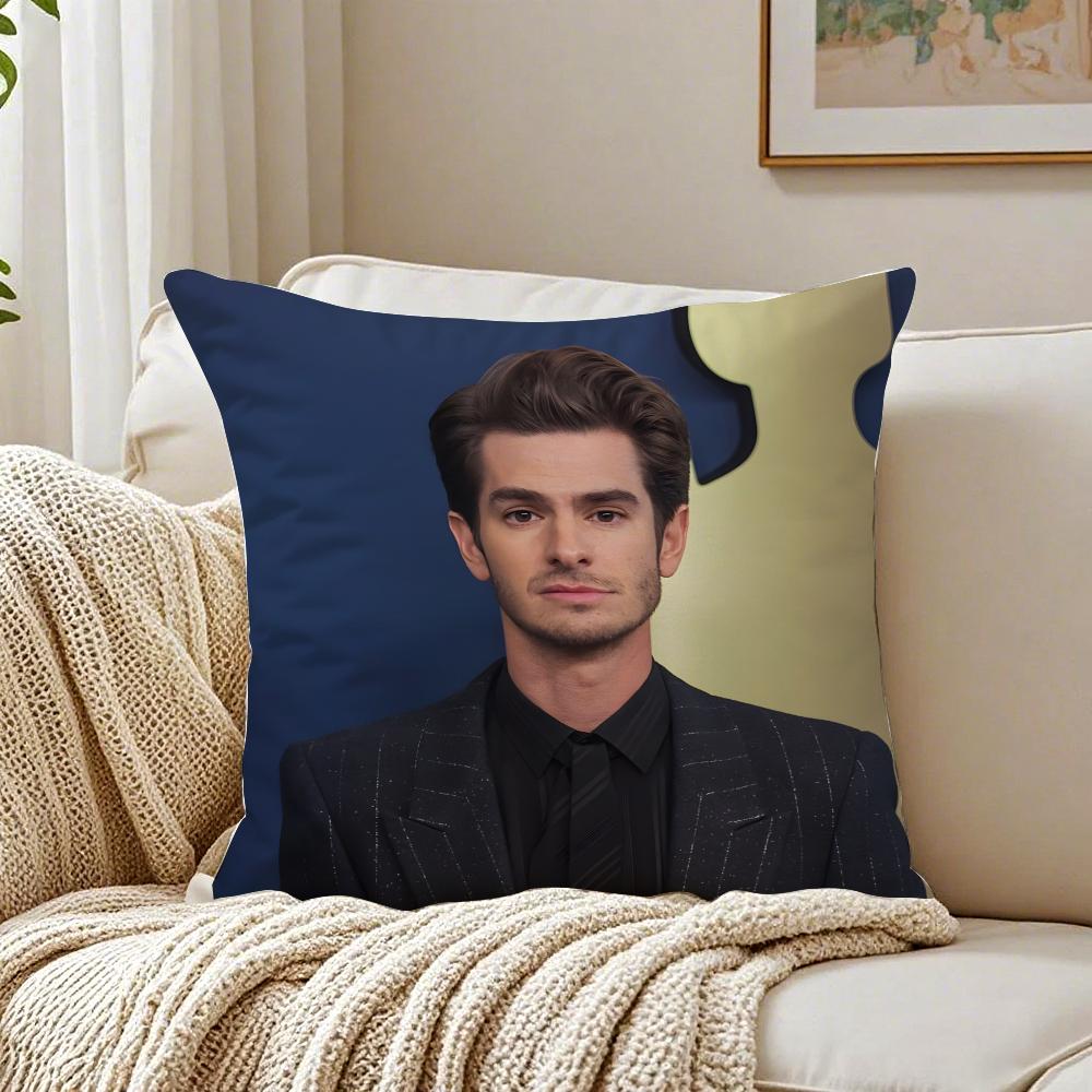 Fit for American Casual Minimal AAndrew Garfield Cushion Cover Linen Pillowcase Soft for Sofa Bed Home Room Decor