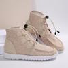 Short Snow Boots Women 2025 Winter New High-top Big Yards Overfoot Martin Boots