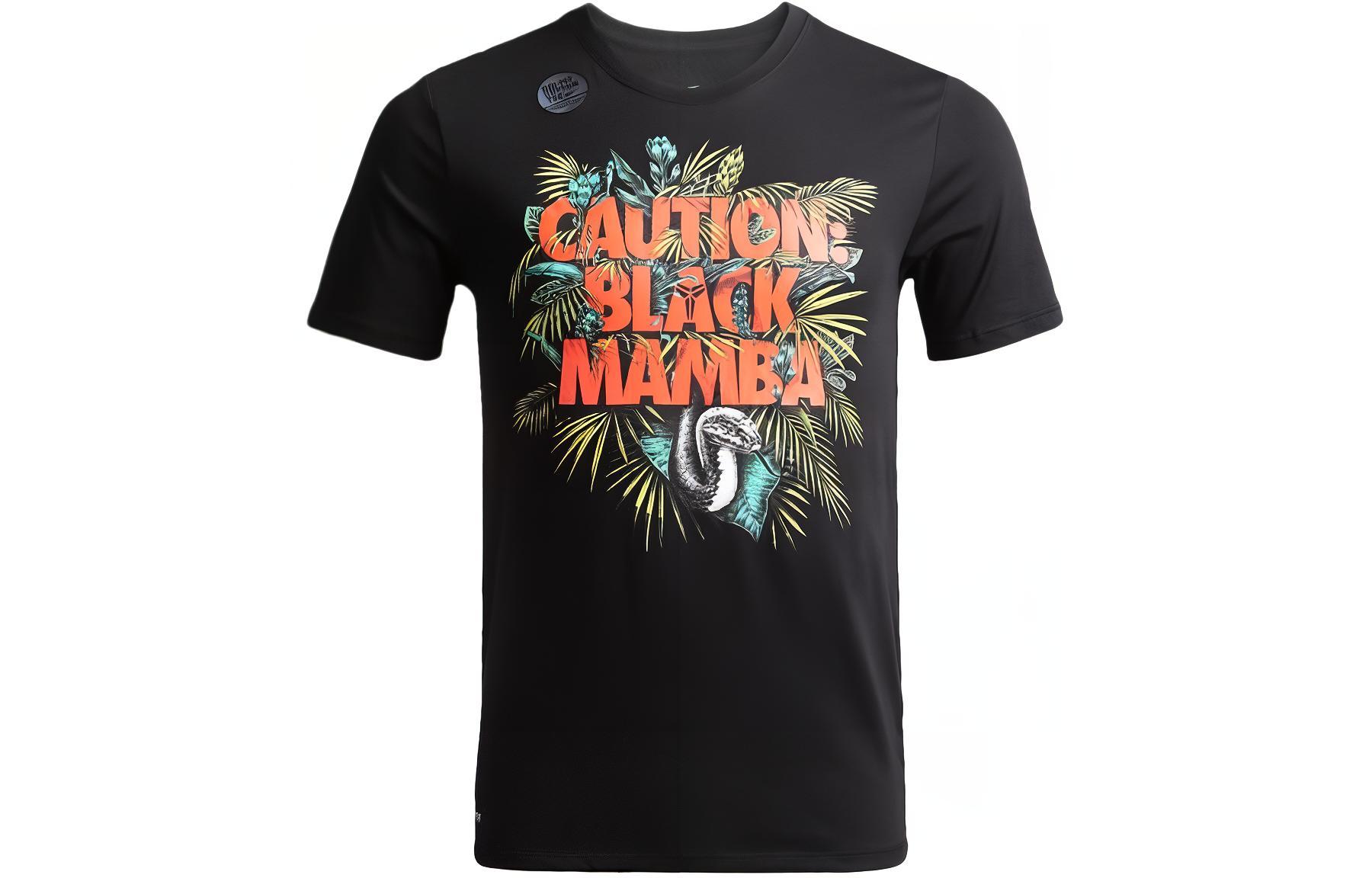 

Nike T Shirts Men s Black Crew Neck Moderate Straight Fit 689167-010 M