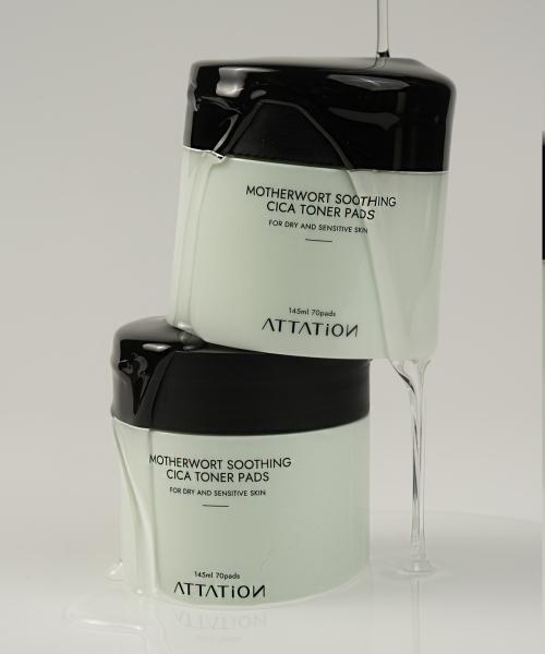 Attention Mugwort Soothing Cica Toner Pad 70ea NONE
