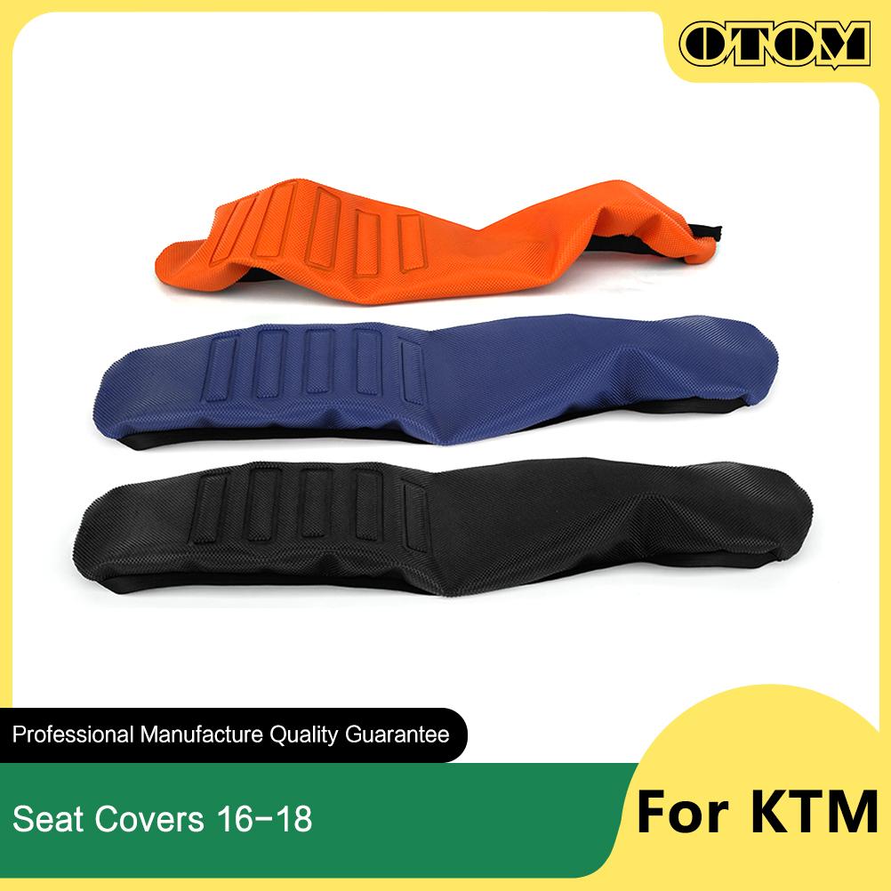 OTOM 2019 Motorcycle Striped Soft-Grip Gripper Soft Seat Cover Rubber For KTM EXC EXCF SX SXF XC XCF XCW 125 250 300 350 450