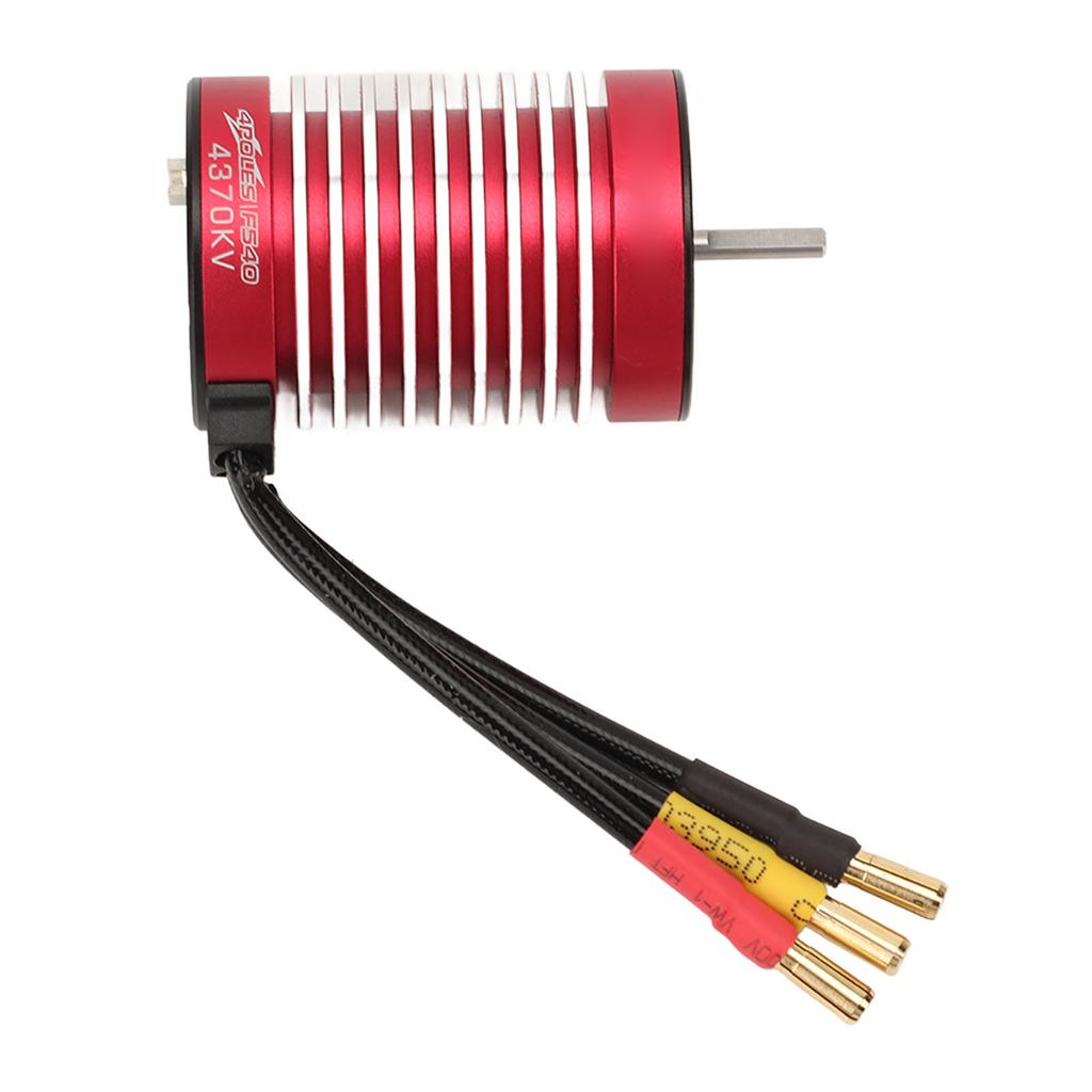 RC Car Brushless Motor F540 4370KV 4 Poles Sensorless Brushless Motor with Temperature Control Port
