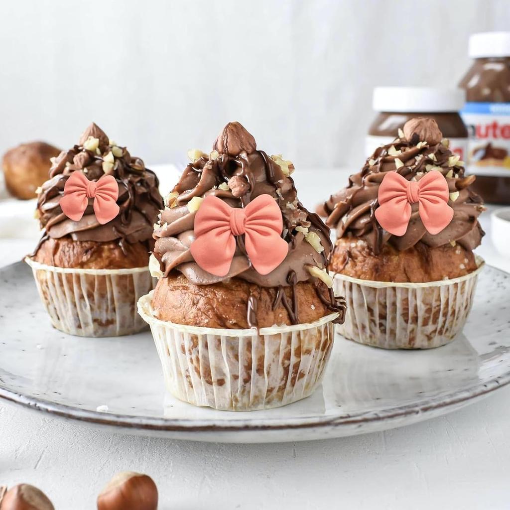 Bows Soap, 3D Silicone Mat Chocolate Cake Fondant Baking Making Clay Ice DIY Hard Gummy Cube Tray Set Decoration Handmade Craft for Kids