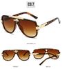 Retro Square Frame Sunglasses: Trendy European & American Men's Metal Design